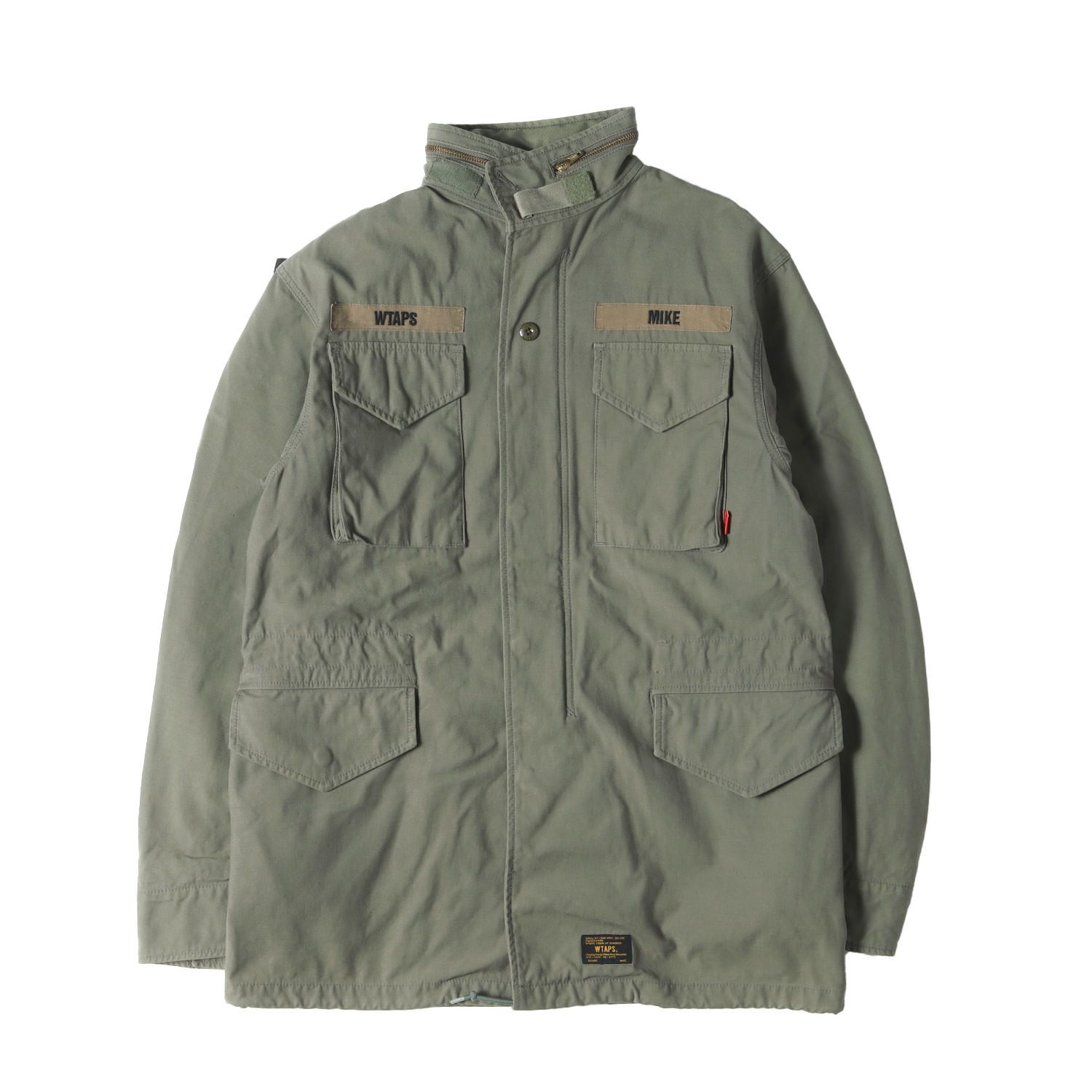 WTAPS ダブルタップス ジャケット サイズ:M バックサテン M-65 フィールドジャケット(M-65) オリーブドラブ アウター ブルゾン  上着【メンズ】 - メルカリ