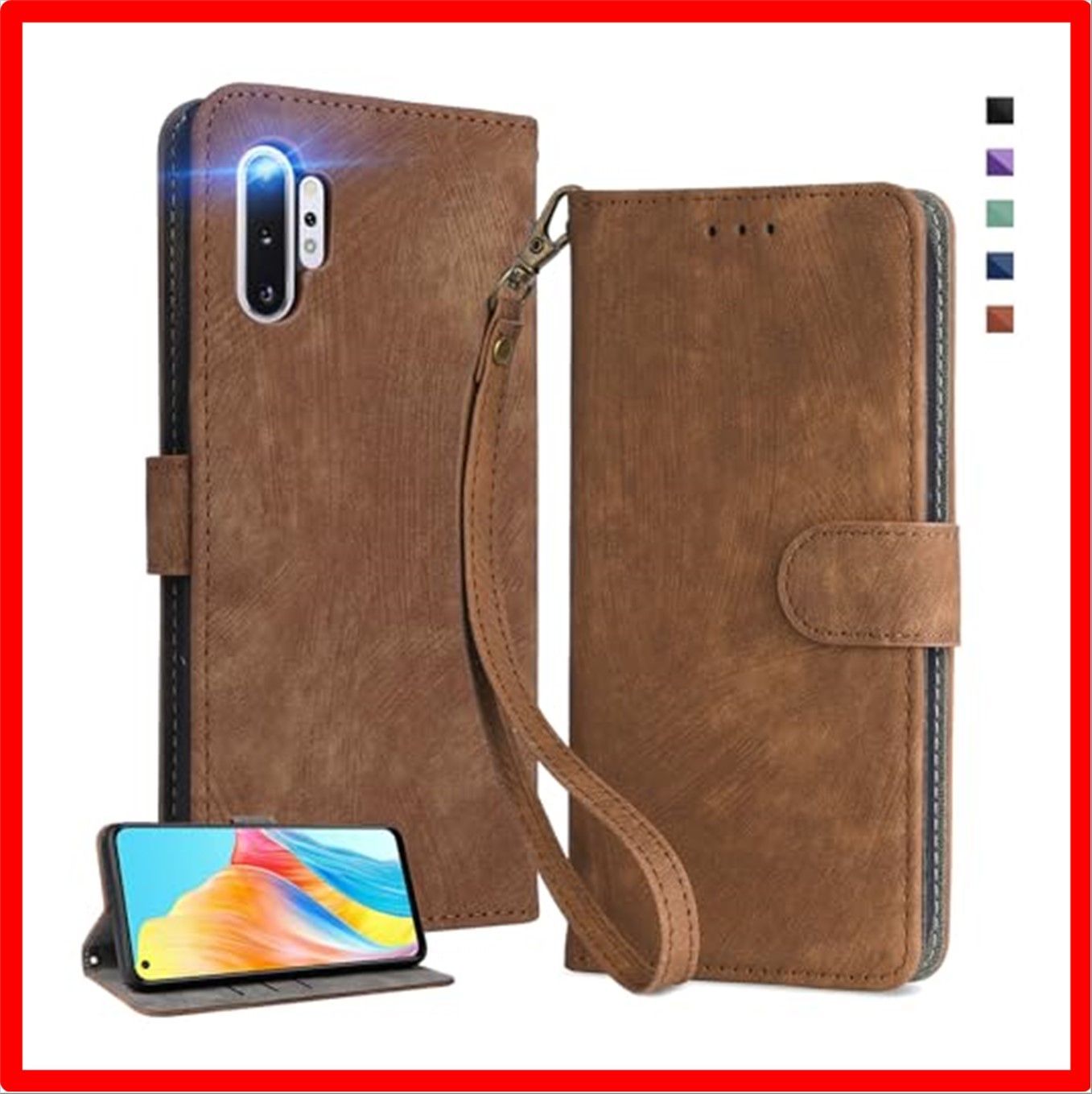 【匿名配送】 Samsung Galaxy Note 10 Plus_ブラウン UnivoColors Galaxy Note10 Plus (SCV45/SC