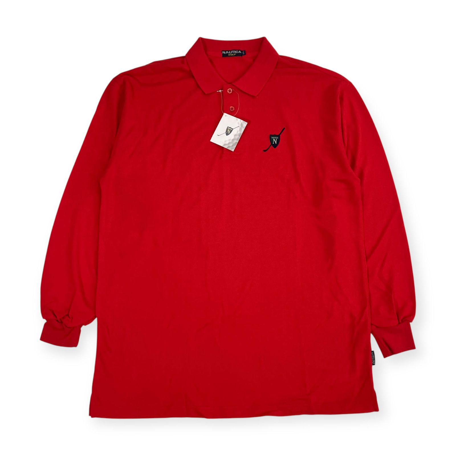 新品 タグ付き NAUTICA GOLF ノーティカ ゴルフ 鹿の子 ポロシャツ XXL 