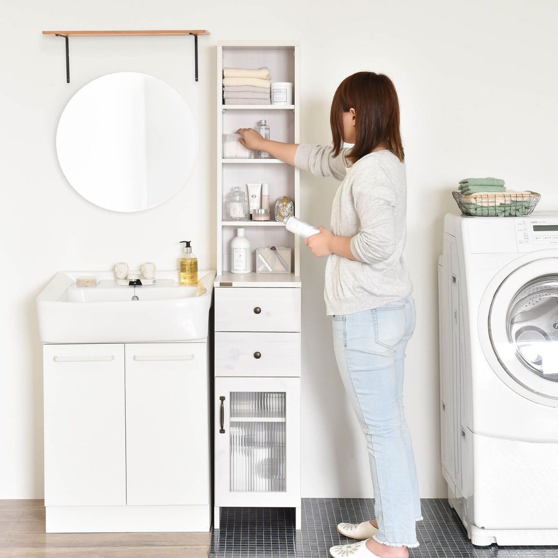 隙間収納ラック 幅30cm