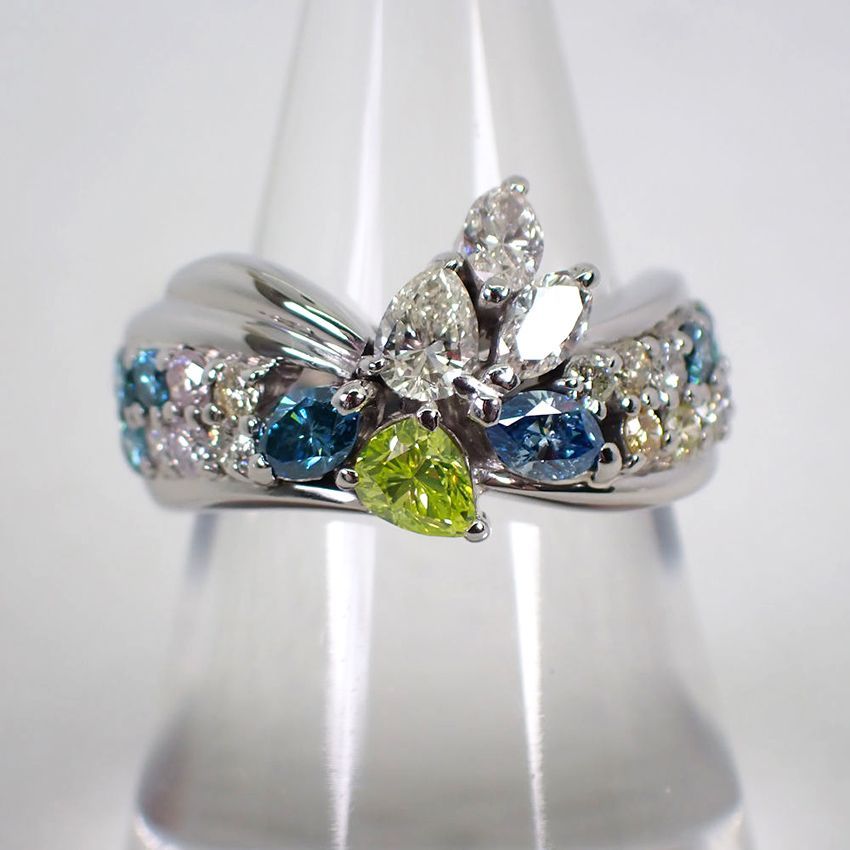 Pt900 ダイヤモンド/1.68ct リング 11.5号[g123-41］ - メルカリ 