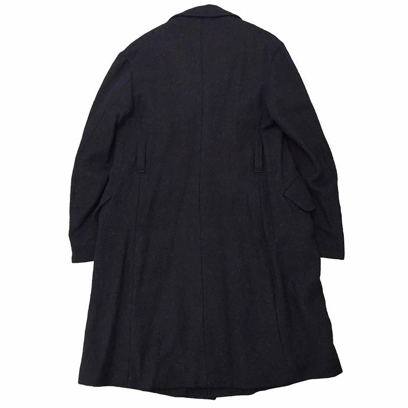 アレキサンダージュリアン　メンズ　カシミヤコート　Mサイズ　ブラック　極美品 アレキサンダージュリアン メンズ カシミヤコート Mサイズ