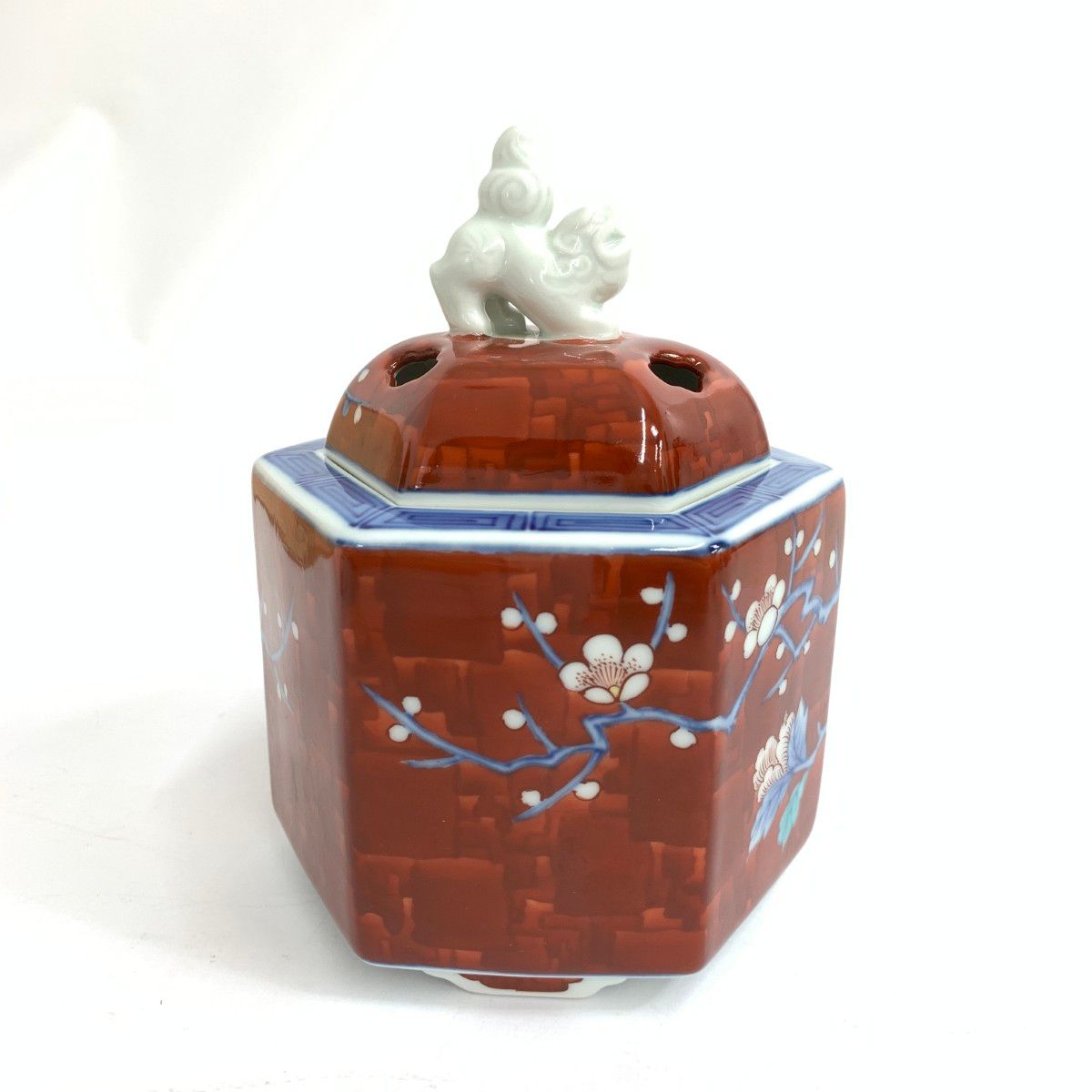 鍋島焼 青木桃山 香炉 伝統工芸士 | 241003000804 STEELWINDOWSANDDOORS_COM