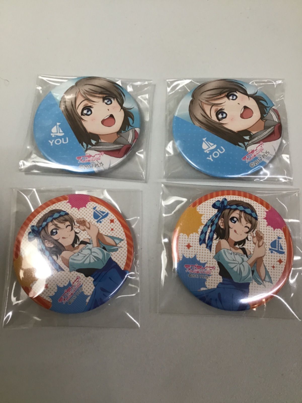 L8-15】△ ラブライブ!サンシャイン!! 渡辺曜 缶バッジ