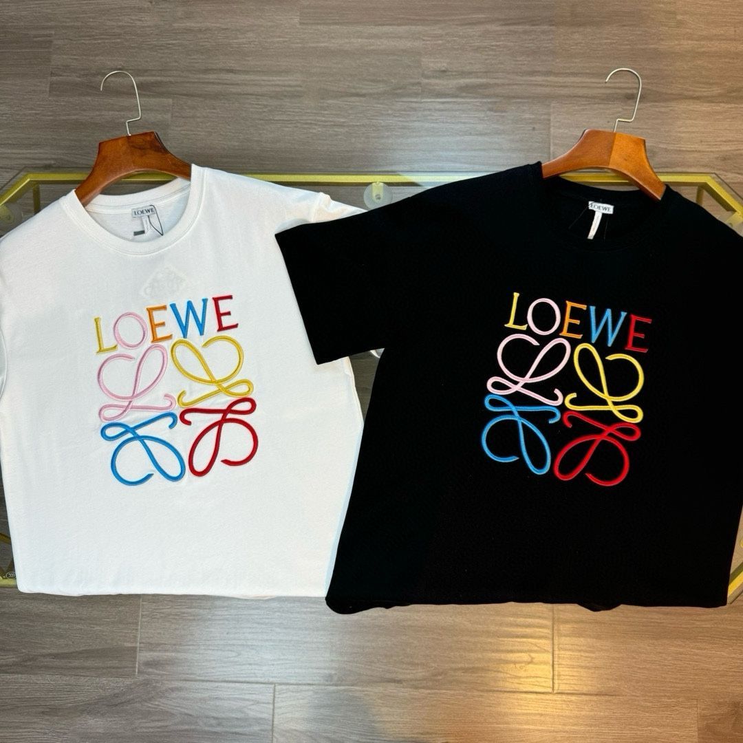 新品未使用】L‍O‍E‍W‍E‍‍ Tシャツ 半袖 男女兼用 loewe 刺繡 Tシャツ - メルカリ