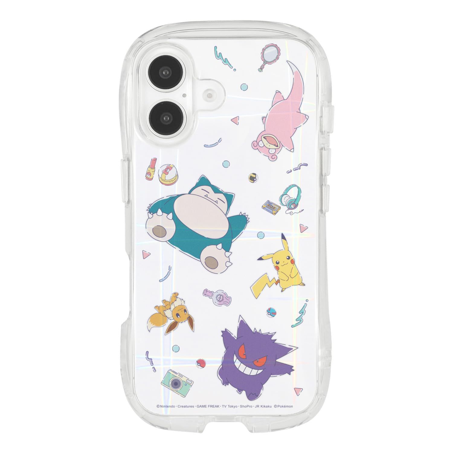 【新着商品】カントー地方 クリスタルクリアケース 対応 POKE-941E iPhone16 ポケットモンスター グルマンディーズ