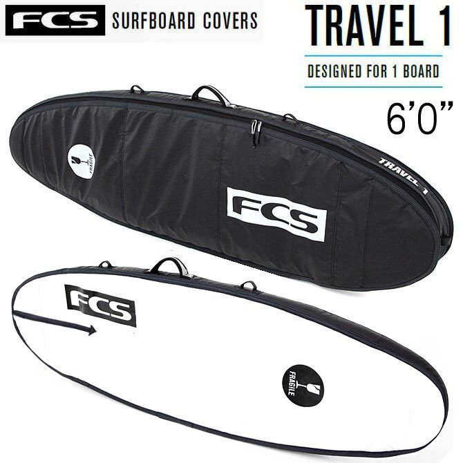 6 0 FCS Travel1 エフシーエス ミッドレングス ファンボード ハードケース ボードケース シングルケース トラベルケース 182.9cm