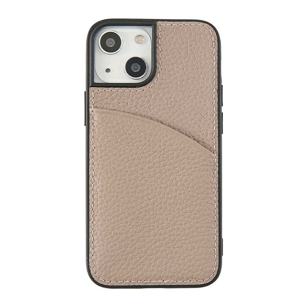 【人気商品】HanaRo iPhone13mini グレー シュリンクレザー 本革 カード入れ iphone13miniケース スマホケース 韓国