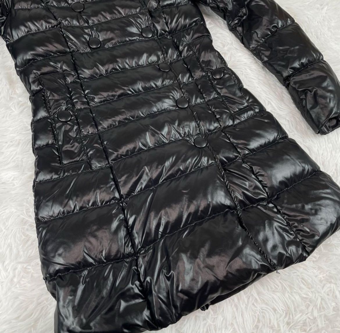 極美品✨DUVETICA RADINEラディン　ロングダウンコート 値下げ！DUVETICA RADINEラディン ロングダウンコート ブラック