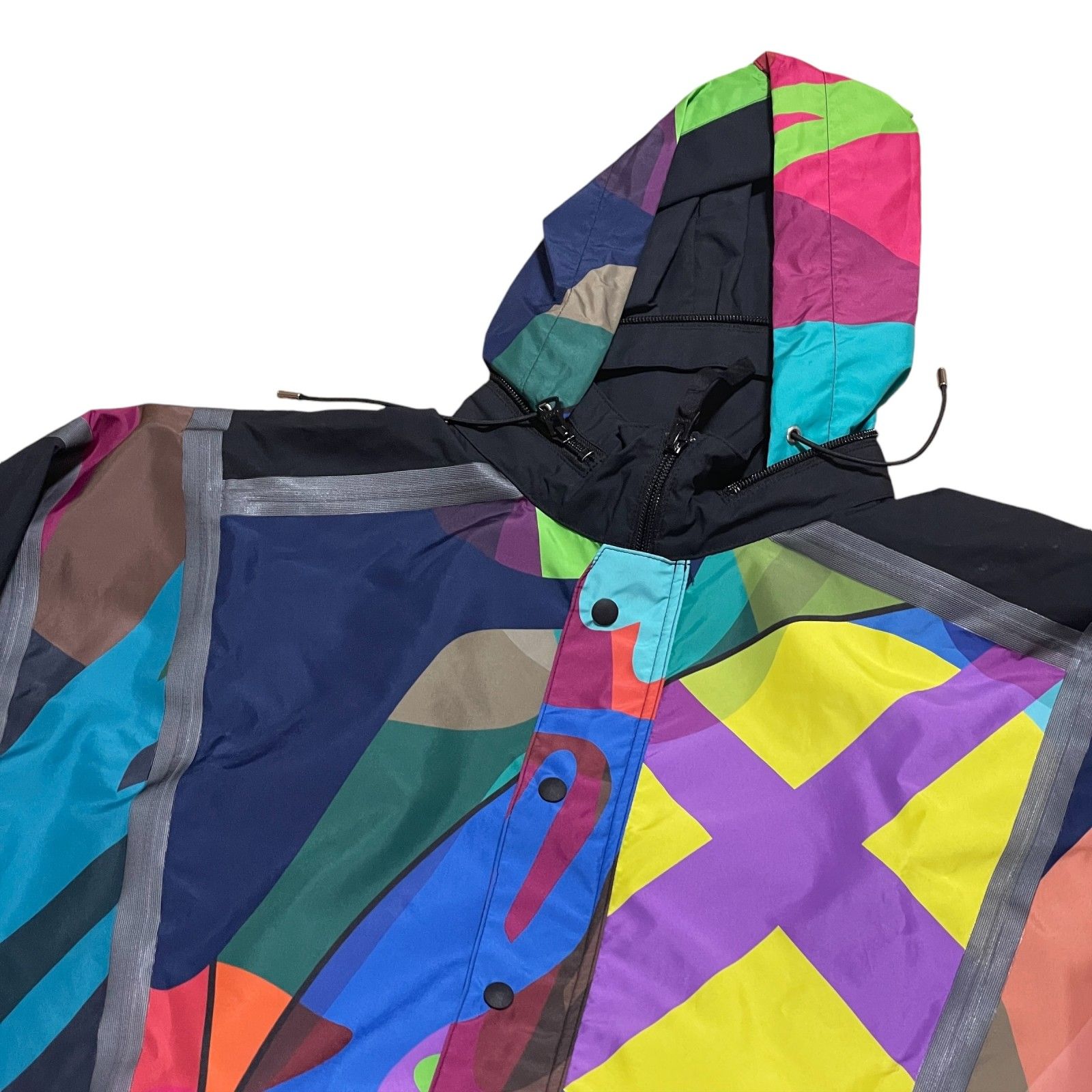 sacai 21AW sacai×kawsコラボ マルチカラー シャツ サカイ」とカウズの 