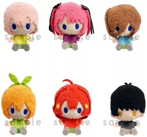 【中古】キーホルダー 全6種セット 「五等分の花嫁∽ プラッシュマスコット」