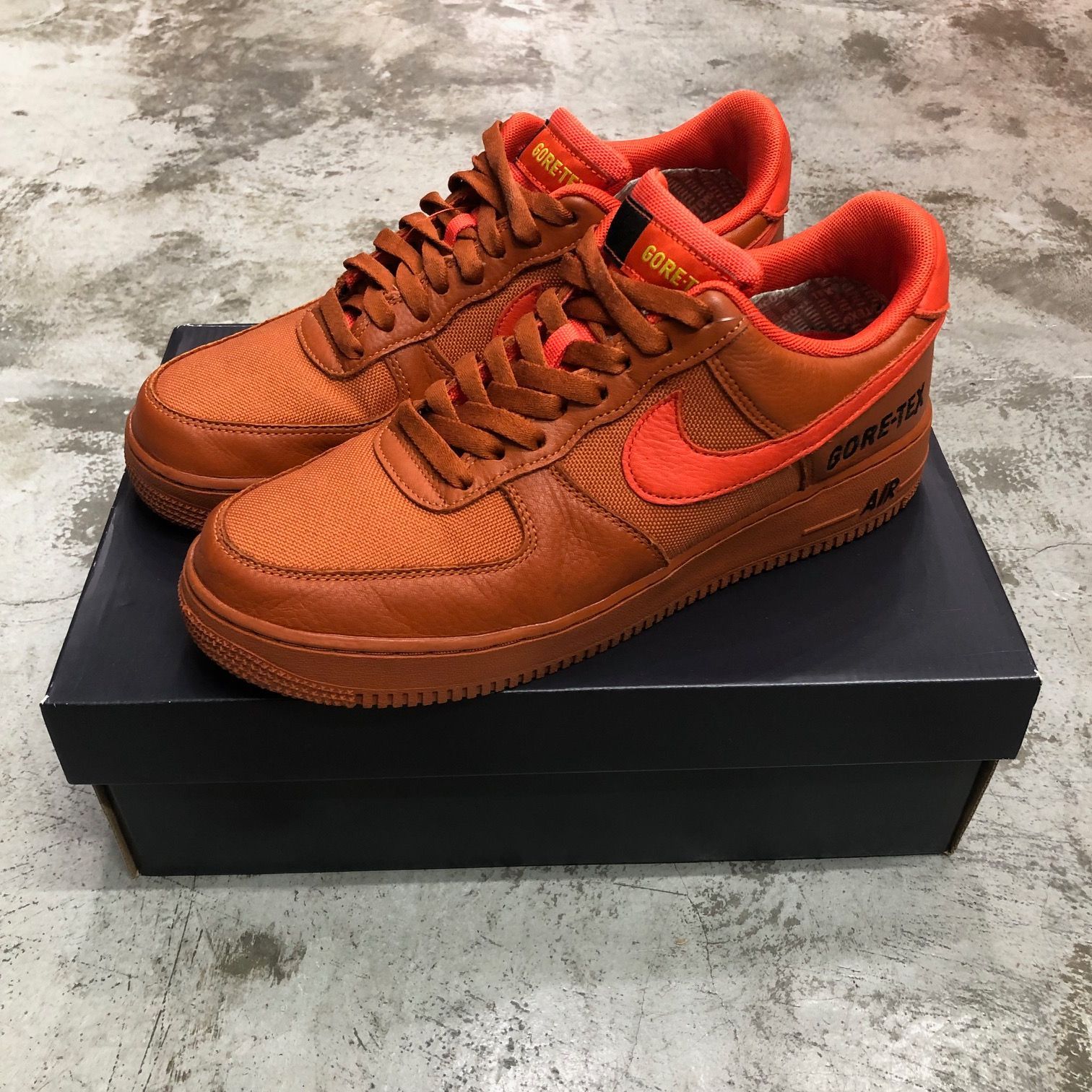 国内正規 NIKE AIR FORCE 1 LOW GORE-TEX DESERT ORANGE ゴアテックス 