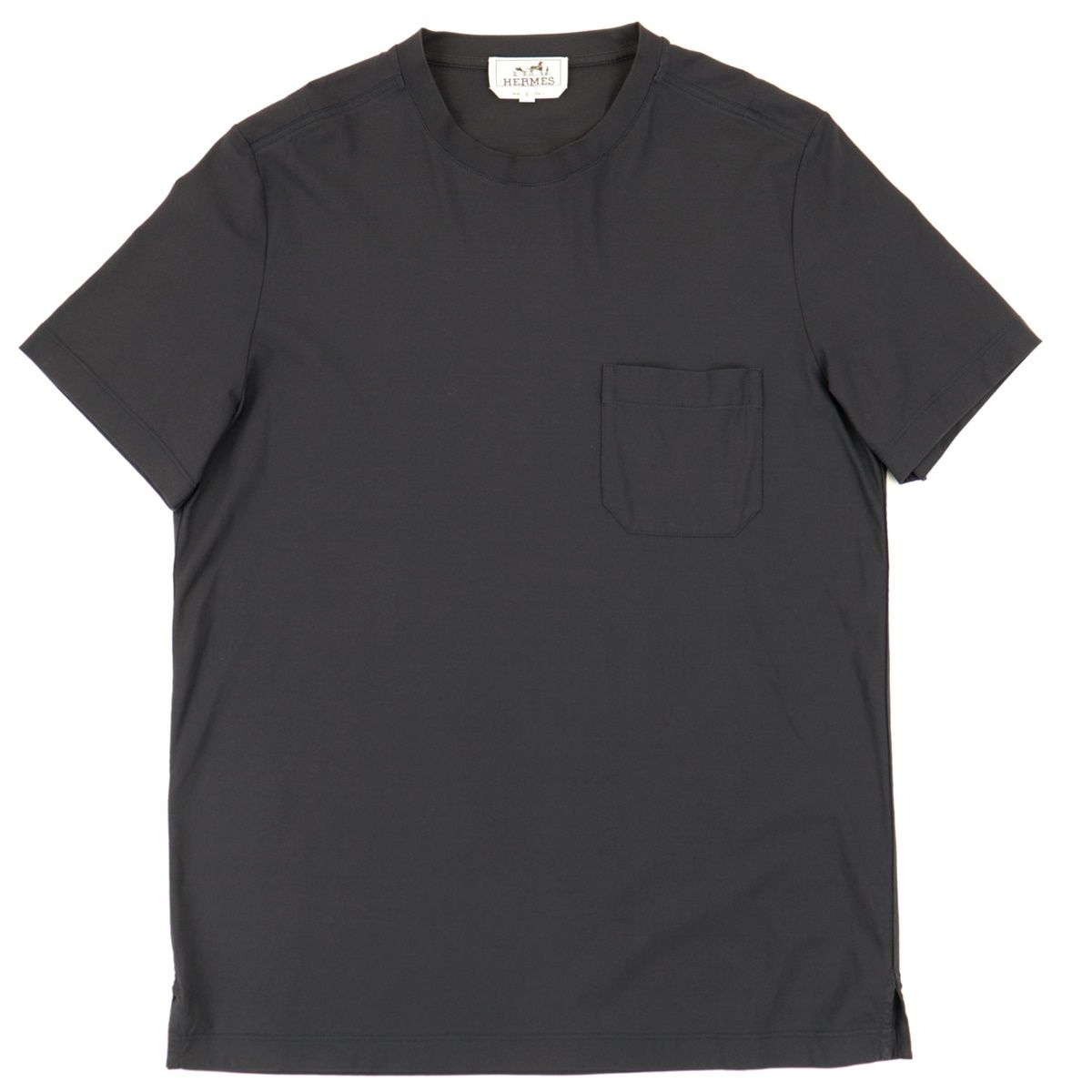 エルメス ポケット 半袖Ｔシャツ レディース ネイビー S カットソー HERMES