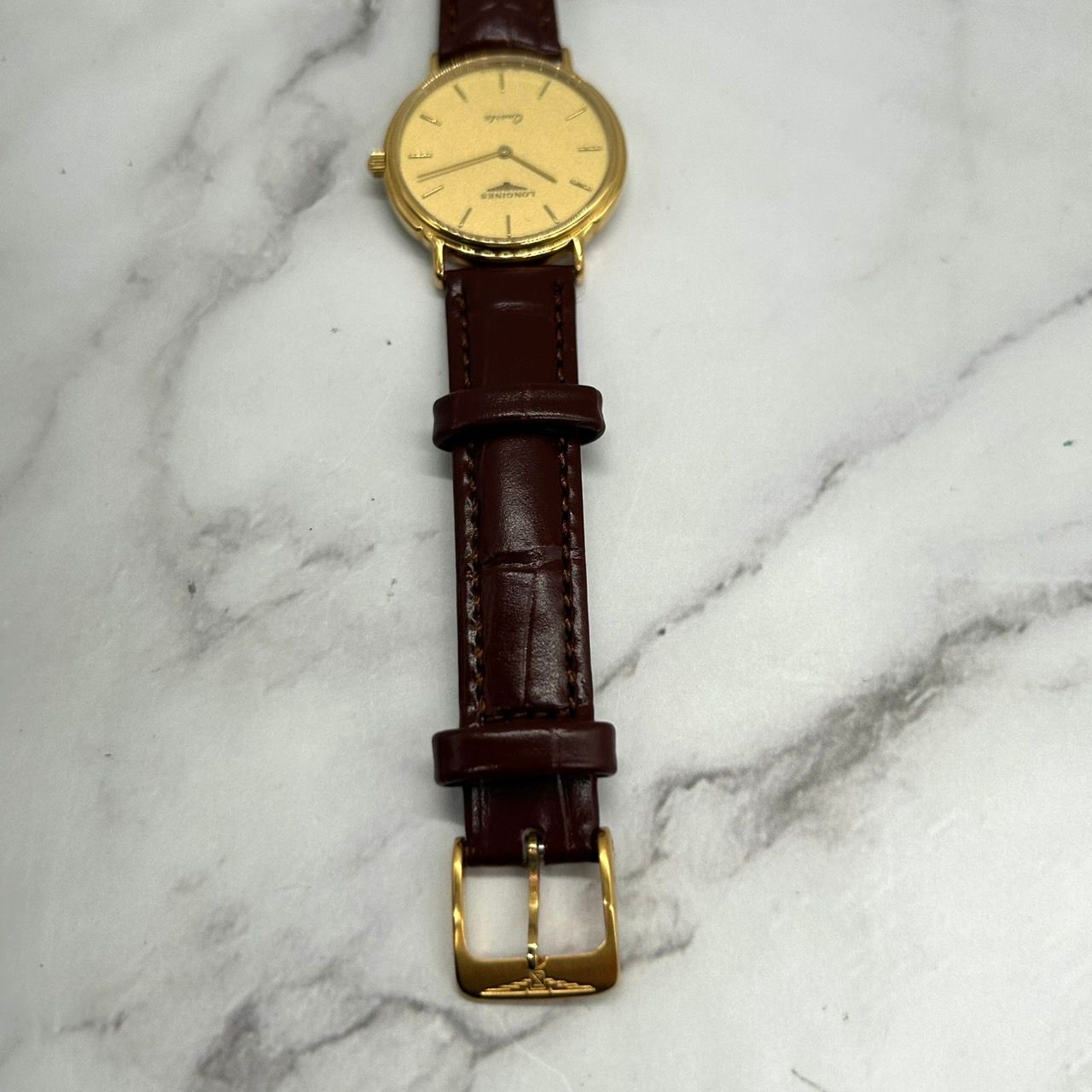 Longines Quartz ベルト交換済 クロノグラフ 時計 Longines Quartz ベルト交換済 クロノグラフ 時計