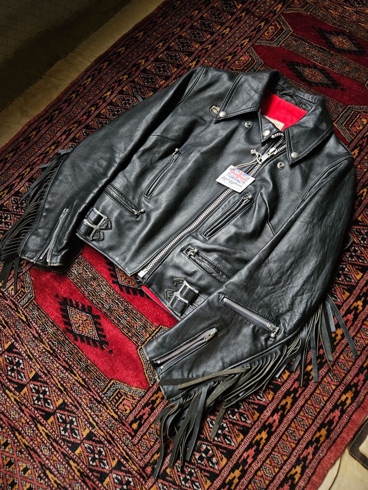 70s Lewis Leathers LIGHTING Motorcycle Jacket