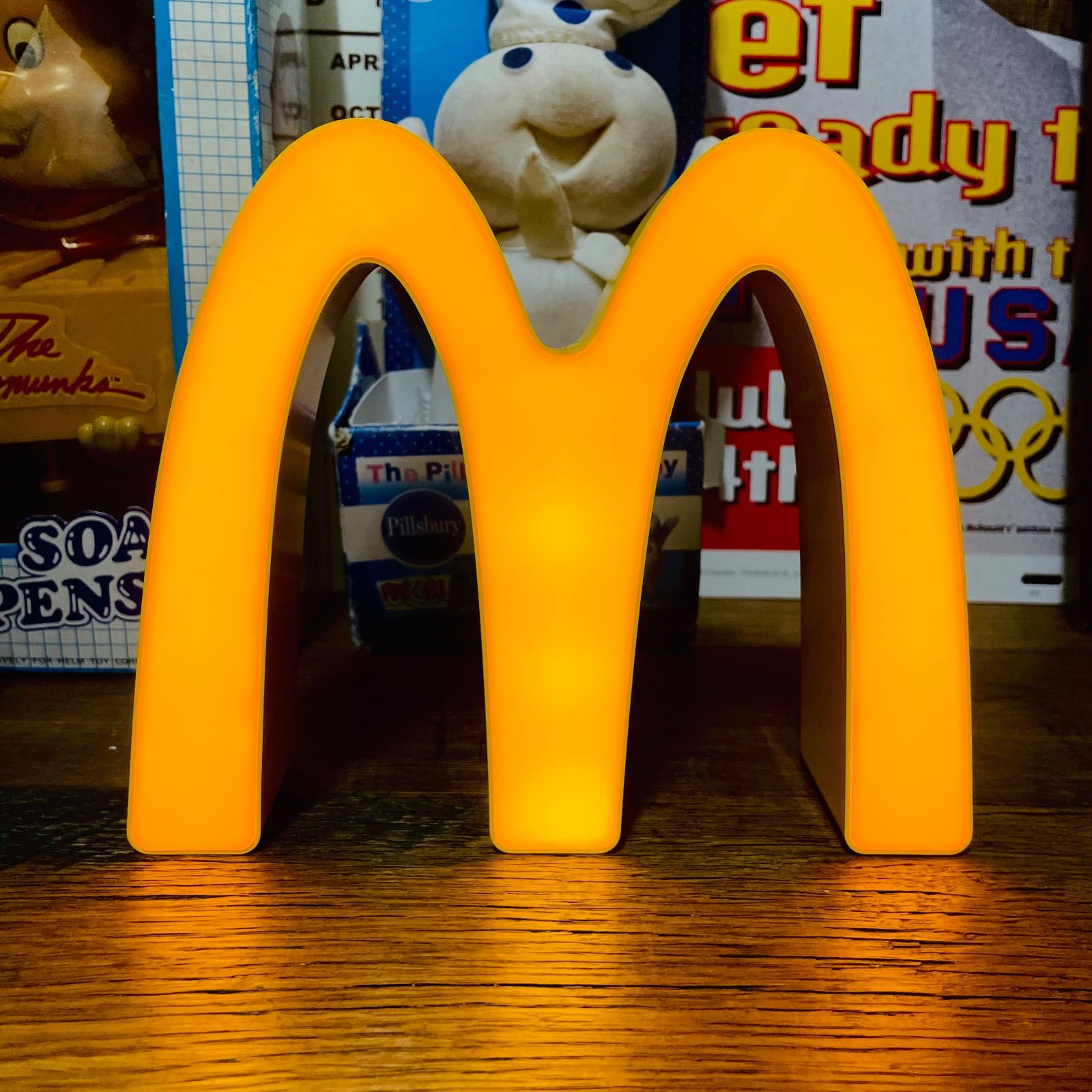 希少 McDonald'sマクドナルド 照明 看板 ディスプレイライト アメトイ 希少 McDonald'sマクドナルド 照明 看板 ディスプレイライト