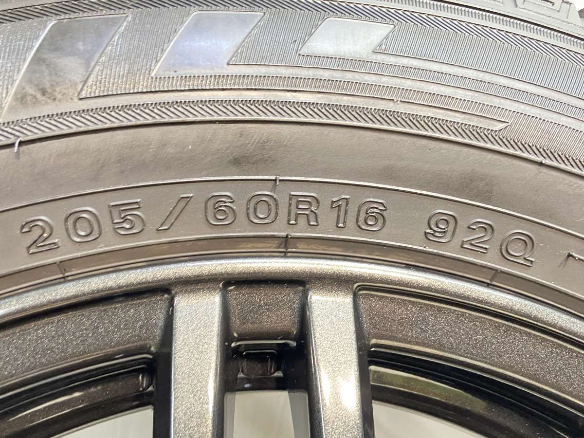 205/60R16 ダンロップ ウィンターマックス 03 Barosso 16x6.5 53 114.3-5穴 中古タイヤ スタッドレスタイヤ  ホイールセット 4本セット w16240619000 - メルカリ