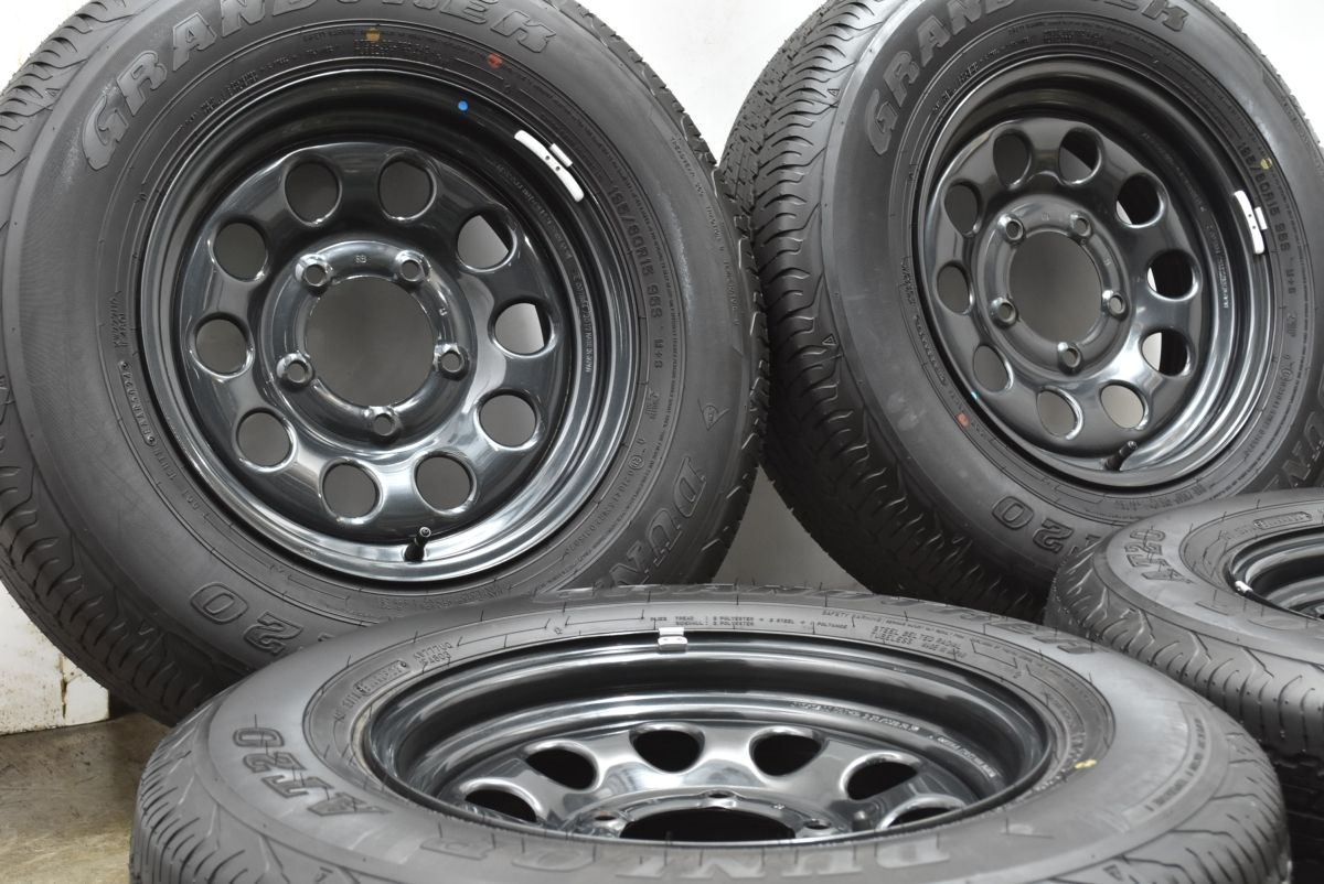 超バリ溝 スズキ JB74 ジムニーシエラ 純正 15in 5.5J 5 PCD139.7 ダンロップ グラントレック AT20 195 80R15 ノマド 流用可
