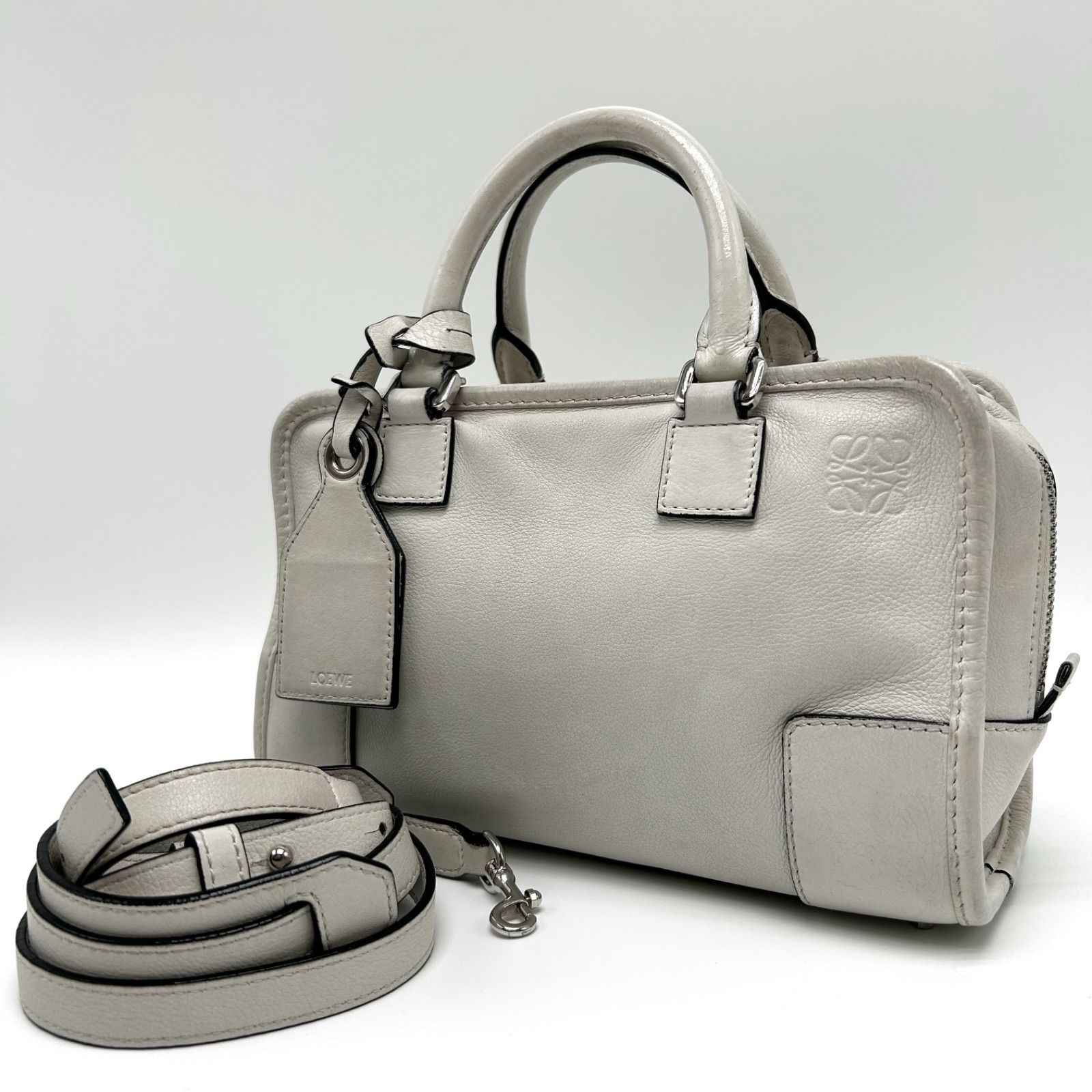 美品 LOEWE ロエベ アマソナ 28 ハンドバッグ ショルダーバッグ 2way 