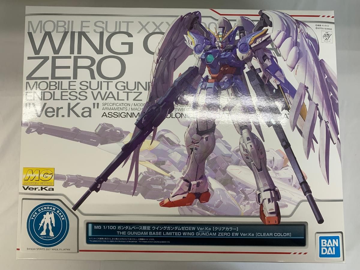 未開封 MG 1|100 ガンダムベース ウイングガンダムゼロEW Ver.Ka クリアカラー 新機動戦記ガンダムWシリーズ