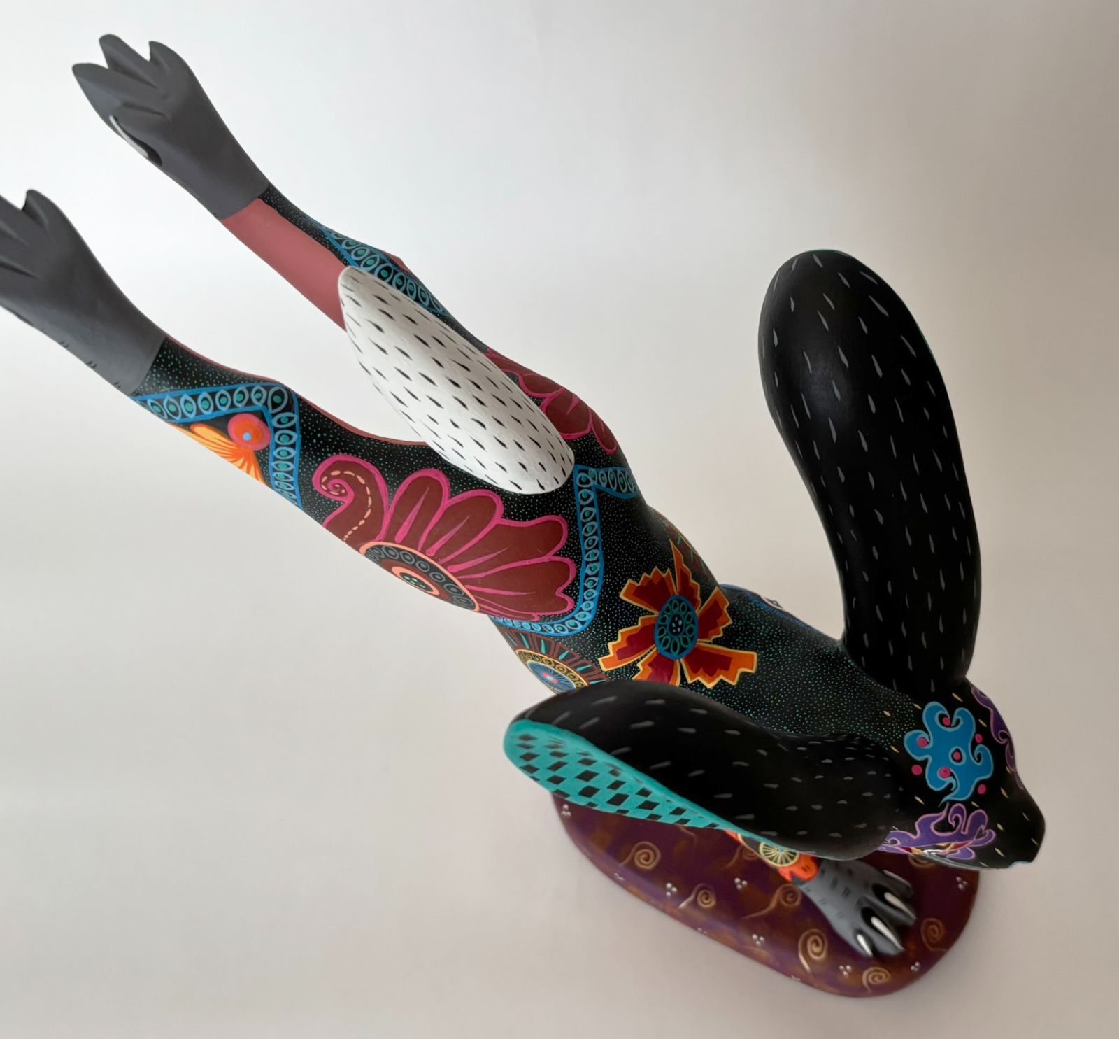 アレブリヘス メキシコ工芸品【サポテックデザインのウサギ】サイズ大