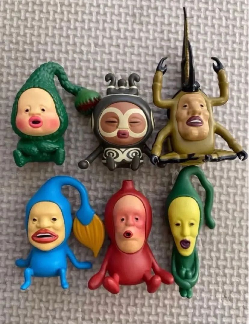 5個セット】 こびとづかん おすわりマスコット 1 2 3 フィギュア