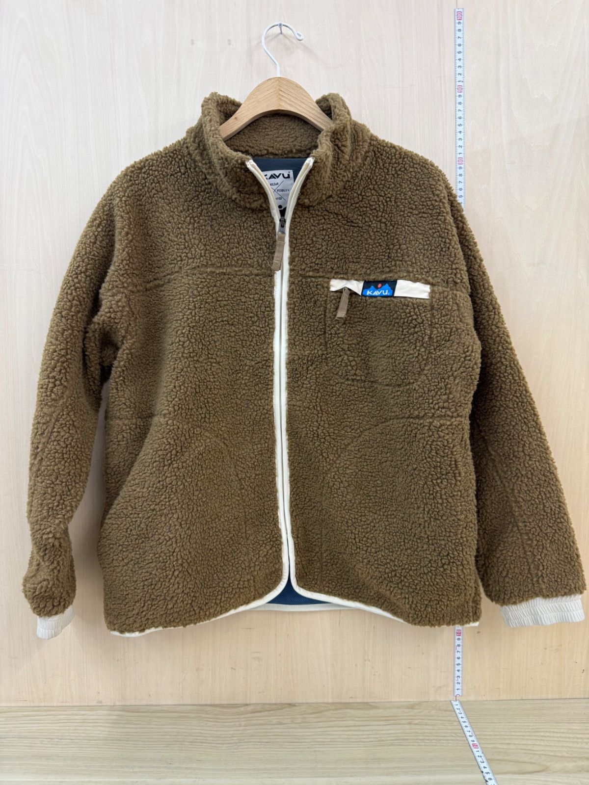 新品 KAVU カブー ボアジャケット もこもこジャケット レディース メンズ ブラウン カーキ - メルカリ