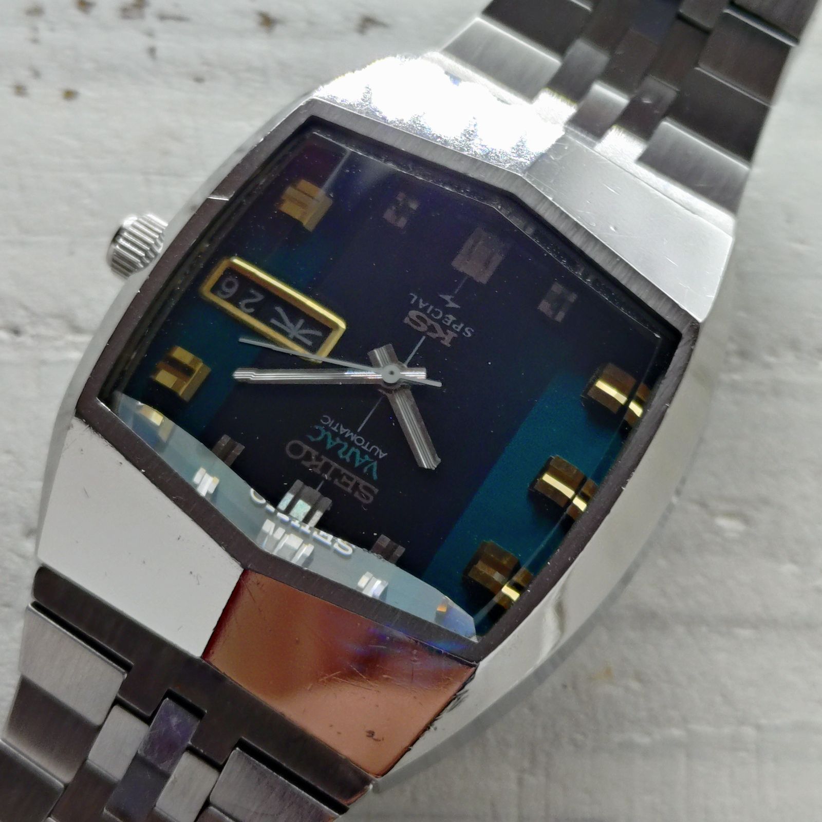 キングセイコー バナック KING SEIKO VANAC 5256-5000 King Seiko Vanac 5256-5000 Men's Watch Green Dial Analog