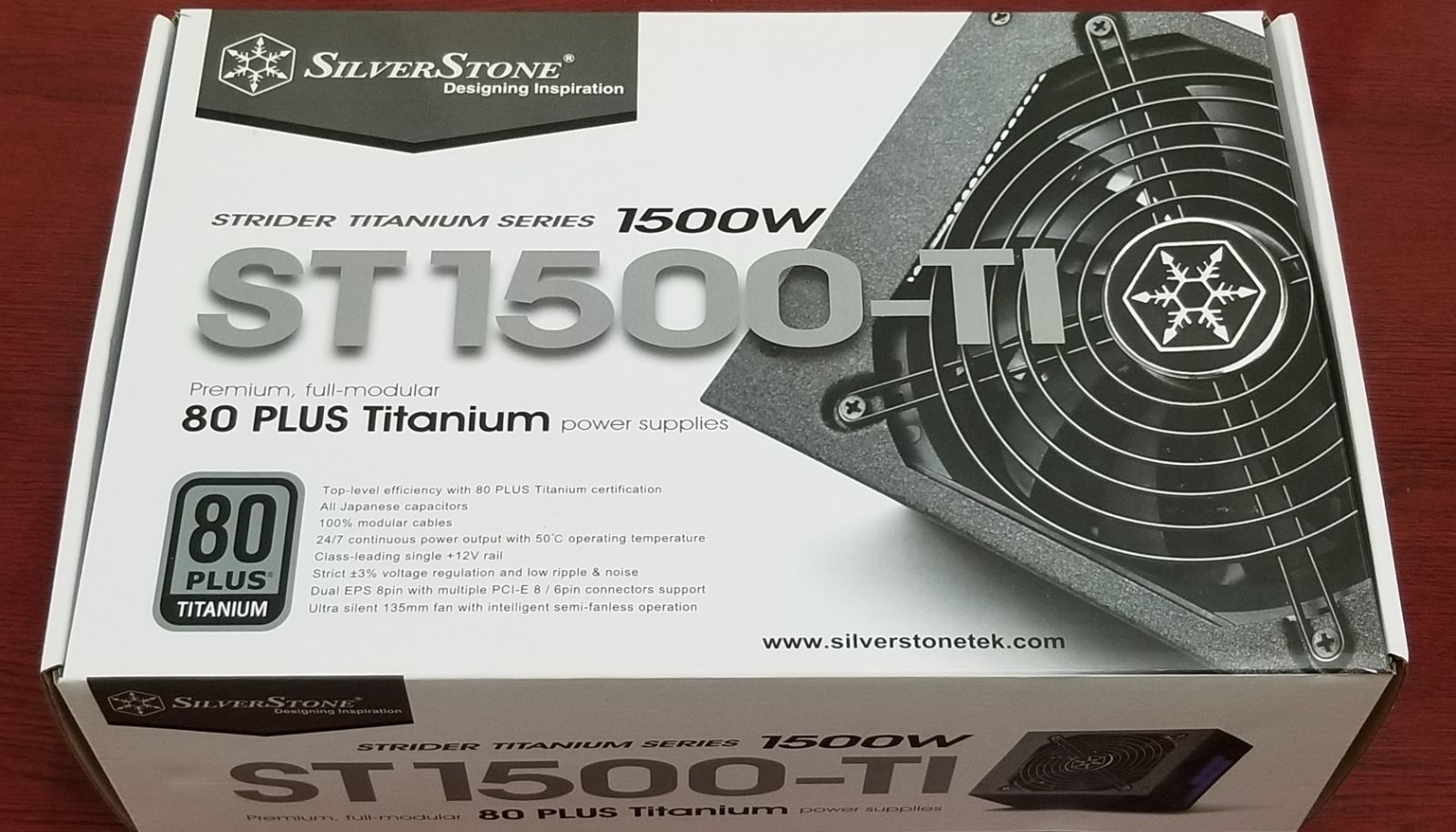 新品未開封】Silver Stone SST-ST1500-TI 電源ユニット - パソコン