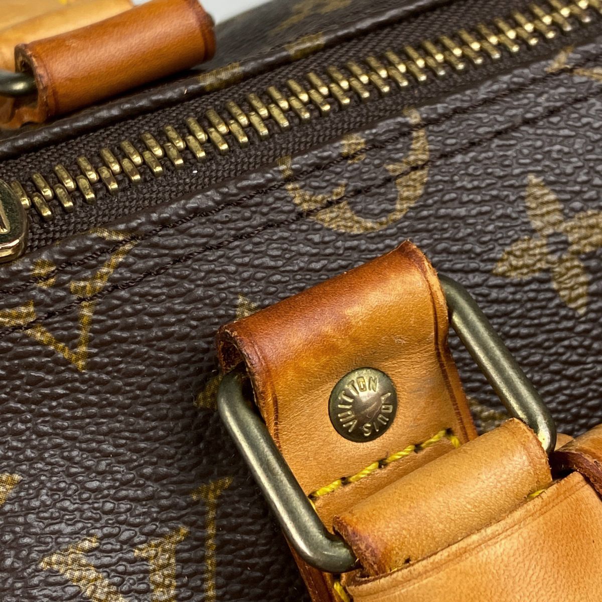 【正規品】ルイヴィトン　モノグラム　キーポル50　ボストンバッグ　旅行かばん 茶 正規品】ルイヴィトン モノグラム キーポル50 ボストンバッグ 旅行