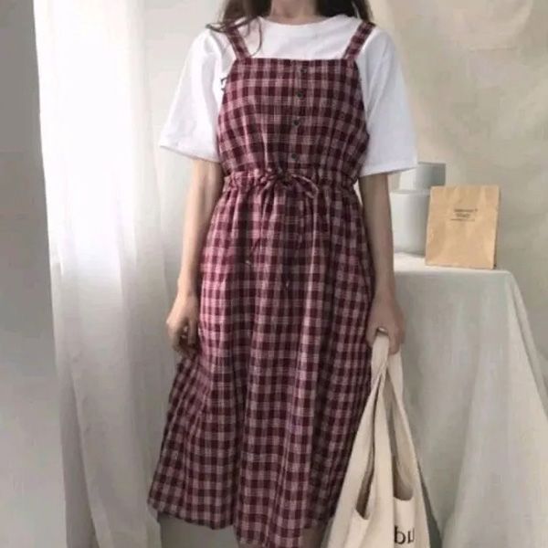 美品 バーバリー ノバチェック ワンピース　ジャンスカ デニム ピンク M ワンピース ひざ丈 チェック柄 M レディース ジャンスカ