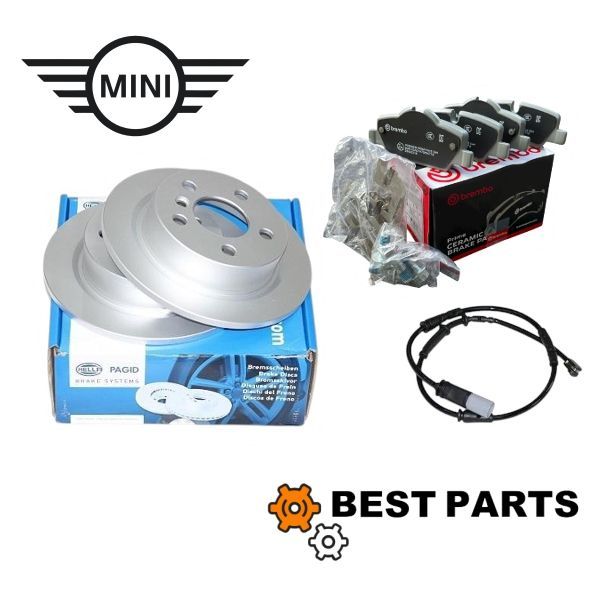 BMW MINI リアブレーキローター パッド センサー セット F55 F56 F57 34216799383 PAGID 34216871299 brembo 34356865612
