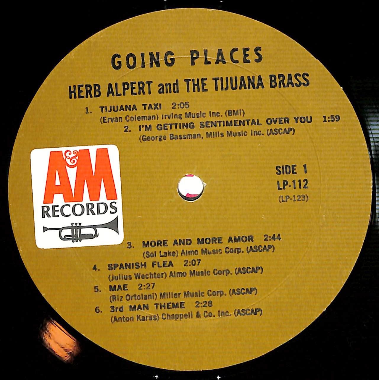 KM0038【米オリジナル盤/LP】Herb Alpert And The Tijuana Brass