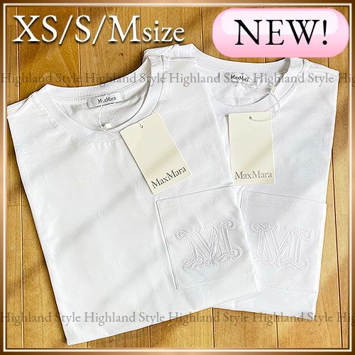 新品未使用 マックスマーラ MAX MARA コットン ジャージー Tシャツ