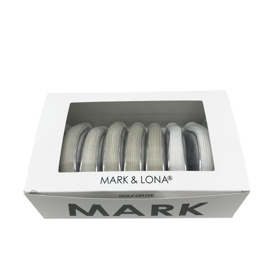MARK&LONA マークアンドロナ  アイアンカバー 9点セット スカル 迷彩 カモフラ柄 グレー系 IR [240101463096] ゴルフウェア ストスト MARK&LONA マークアンドロナ アイアンカバー 9点セット スカル