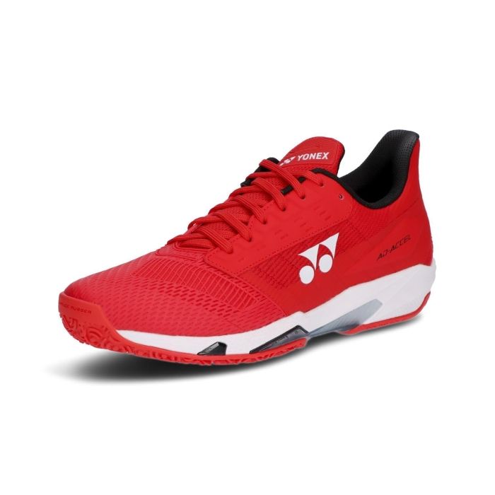 【新品・5営業日で発送】YONEX ヨネックス パワークッションアドアクセルMGC (SHTAAMG) 色 : レッド／ホワイト サイズ : 28.0 