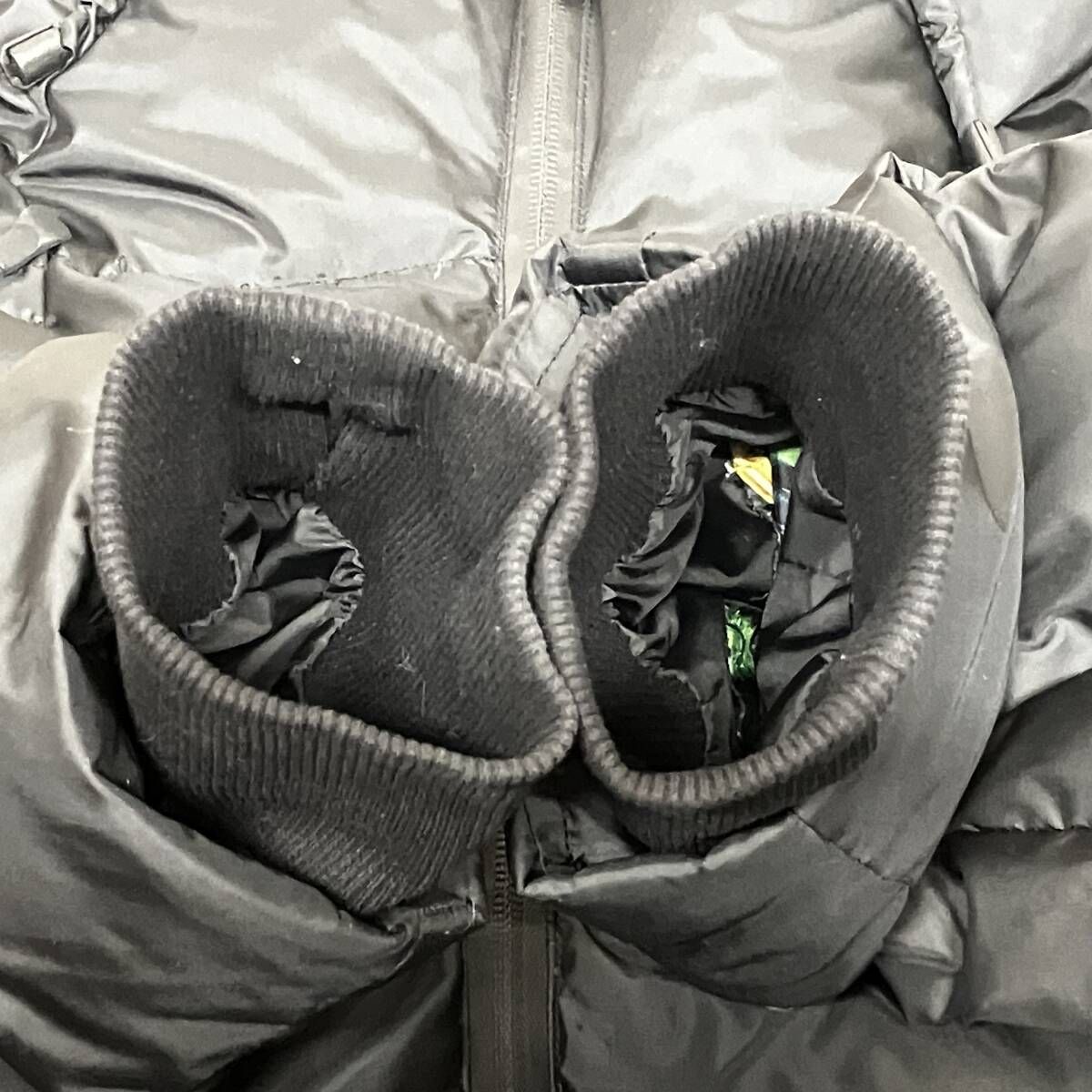DEPS SQUARE DOWN JACKET BLACK デプス スクエア ジップアップ ダウン