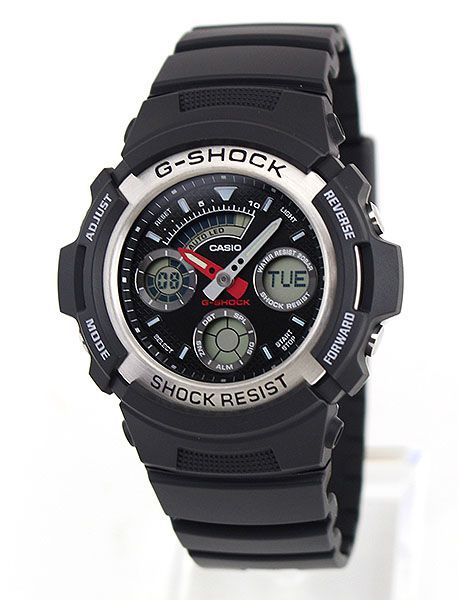 CASIO Gショック AW-590-1A 海外モデル メンズ 腕時計 カシオ G-SHOCK ジーショック gショック g-shock 時計  gshock アナデジ アナログ デジタル - メルカリ