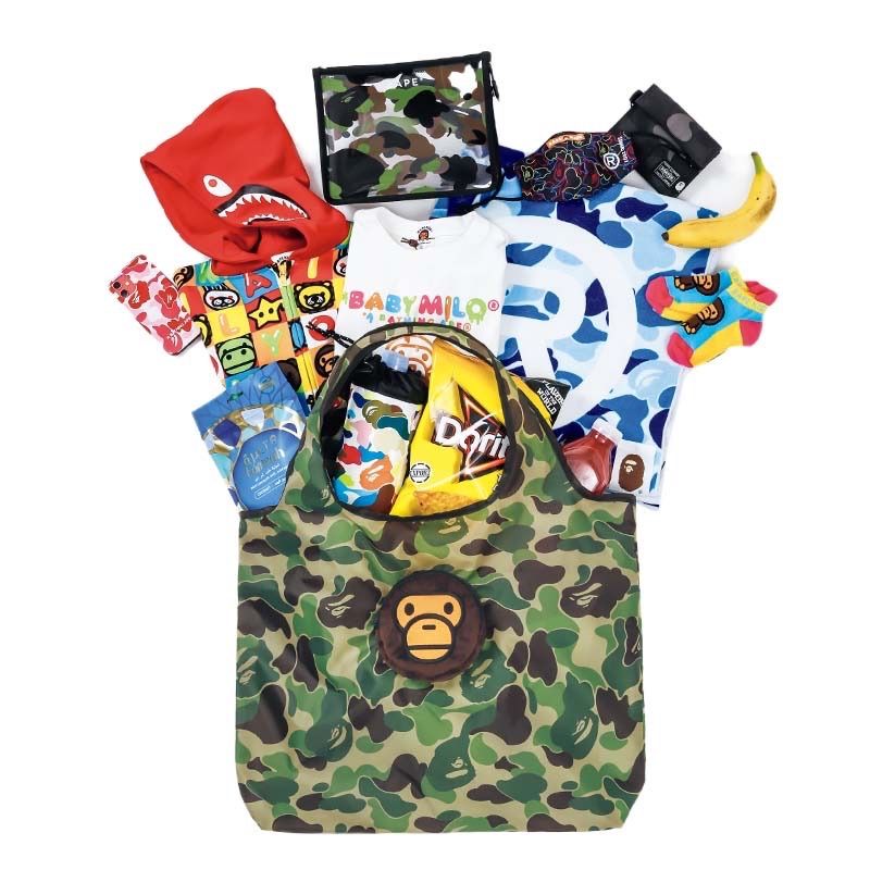 【お得100%新品】BAPE KIDSA BATHING APEショッピングバッグu0026エコバッグ バッグ