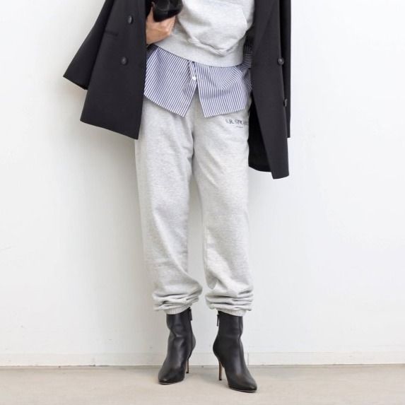 L Appartement アパルトモン 23030570001830 SPORTY-RICH|スポーティアンドリッチ SWEAT PANTS レディース グレー