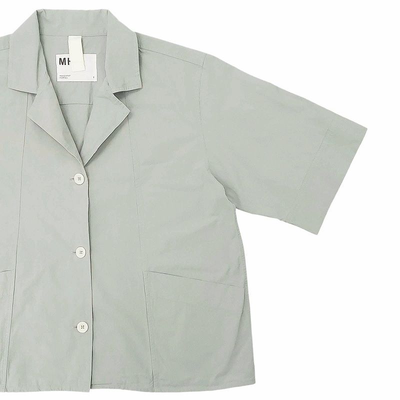 マーガレットハウエル MHL. 美品 24SS WASHED COTTON SHIRTING シャツ