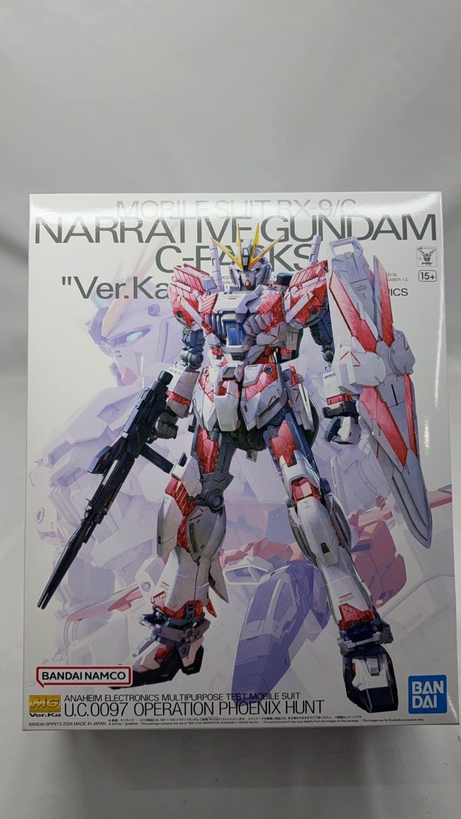 ナラティブガンダム1/100スケール MG 1/100 ナラティブガンダム C装備 Ver.Ka | バンダイ ホビーサイト