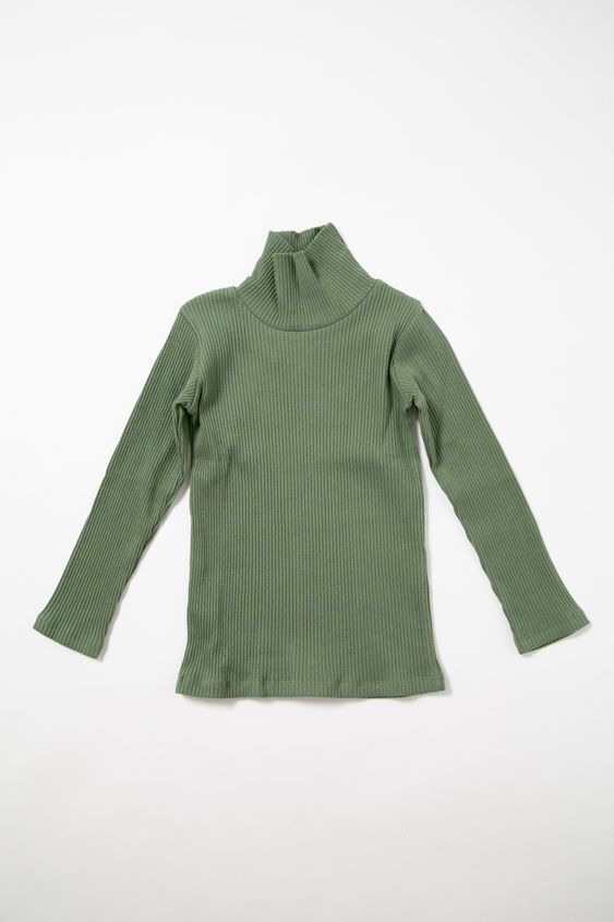 MINGO./Rib turtle neck タートルネック 新品子供服95，110 キッズ 女の子 男の子