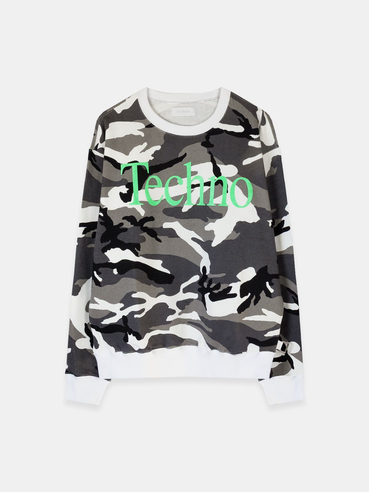 ICE & TECHNO (アイス アンド テクノ) TECHNO CAMO SWEATSHIRT (WHITE