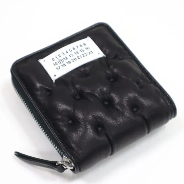 Maison 財布 BLACK 2025年最新】MAISON MARGIELA メゾン マルジェラ ラウンドジップ