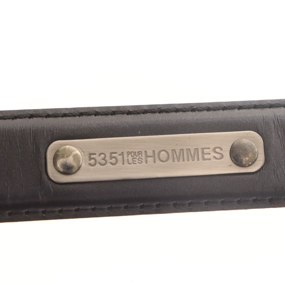 □ 5351 プールオム ベルト メンズ 1 ブラック - メルカリ