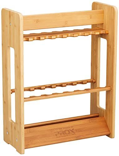 16本組立式(PX98616) プロックス(PROX) バンブーロッドスタンド 16本用 PX98616 ロッドスタンド 【竹製ロッドスタンド・6本のネジで簡単組み立て】