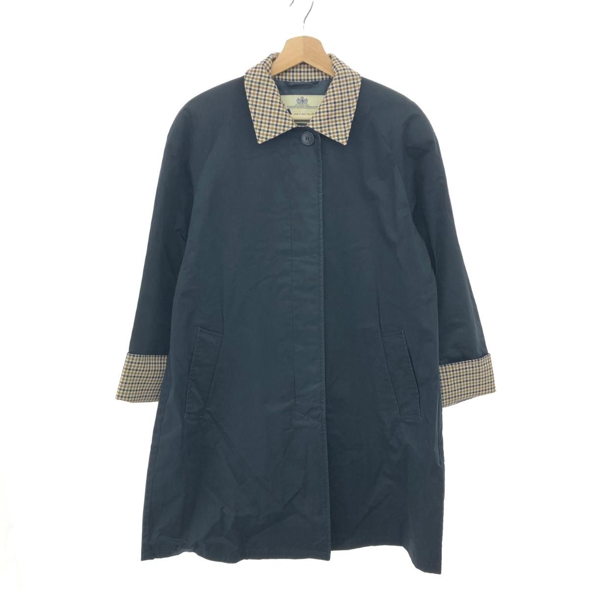 Aquascutum アクアスキュータム ステンカラー コート サイズ:8S ダーク