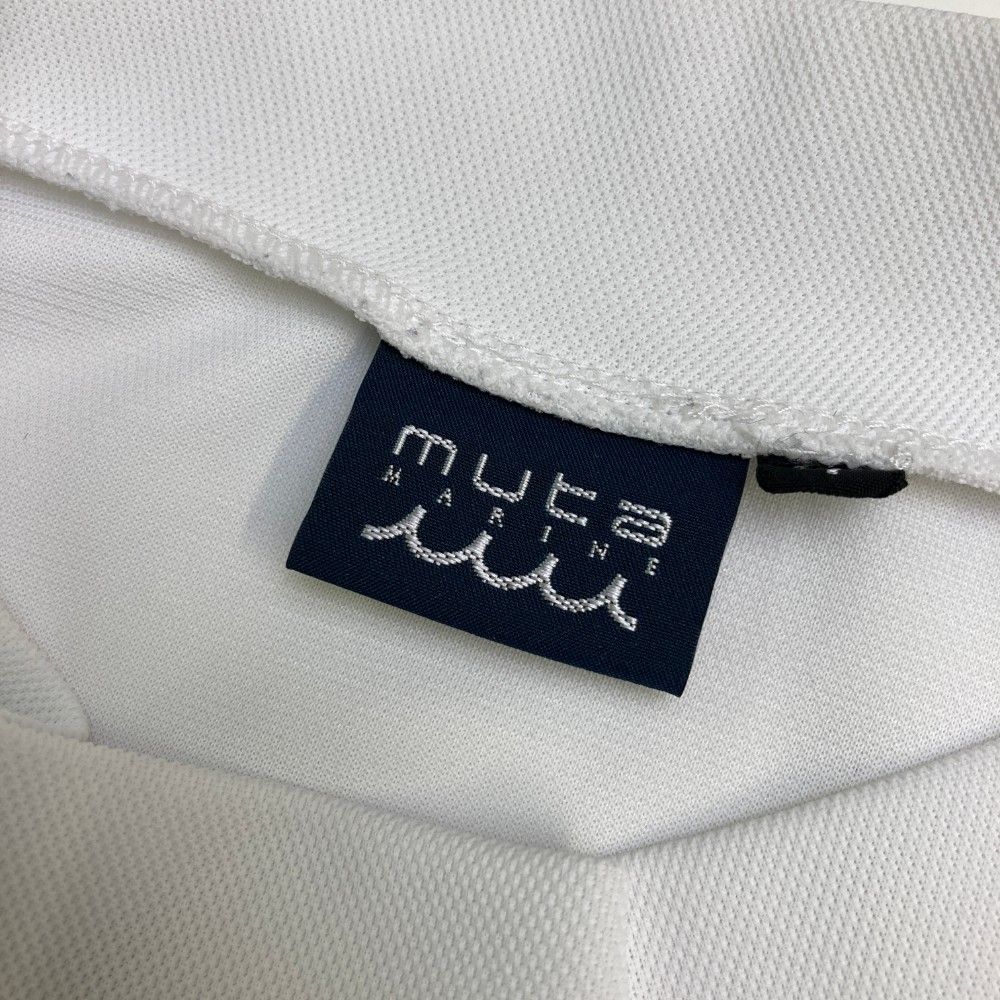 サイズ：7 MUTA MARINE ムータマリン ハイネック 半袖Tシャツ ホワイト