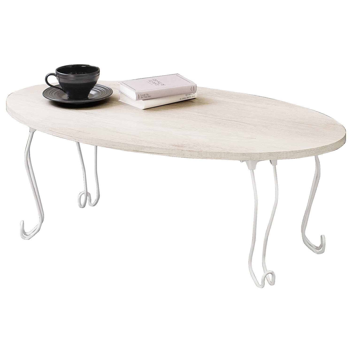 色: ホワイト】萩原 ローテーブル センターテーブル テーブル 机